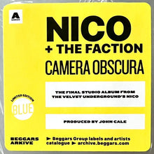 Load image into Gallery viewer, Nico (3) + The Faction* : Camera Obscura (LP, Album, RSD, Ltd, RE, RM, Blu)