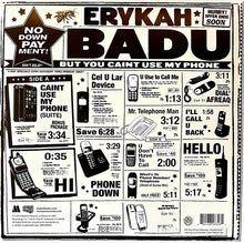 Load image into Gallery viewer, Erykah Badu : But You Caint Use My Phone (LP, Ltd, Mixtape, Pur)