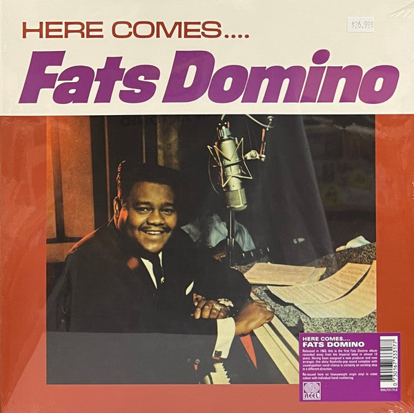 Fats Domino : Here Comes.... Fats Domino (LP, Album, RSD, Num, RE, Vio)