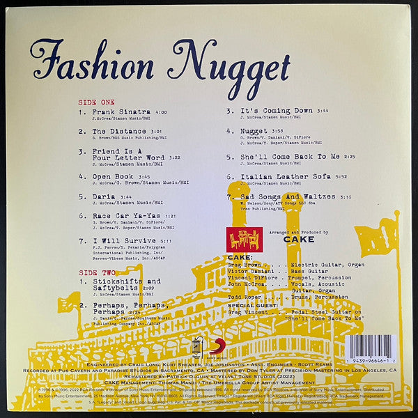 Cake - Fashion Nugget (LP, Album, RE, RM, 180)