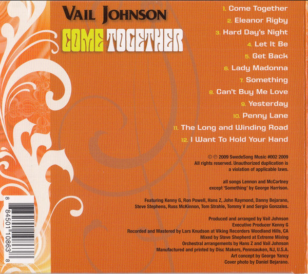 Buy Vail Johnson Come Together (CD) Online for a great price