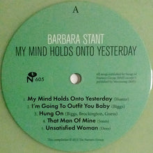 Load image into Gallery viewer, Barbara Stant : My Mind Holds Onto Yesterday (LP, Comp, Gre)
