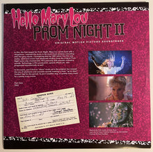 Load image into Gallery viewer, Paul Zaza : Hello Mary Lou: Prom Night II (Original Motion Picture Soundtrack) (LP, Album, RSD, Ltd, Neo)