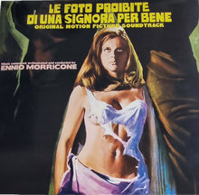 Load image into Gallery viewer, Ennio Morricone : Le Foto Proibite Di Una Signora Per Bene (Original Motion Picture Soundtrack) (LP, Album, Ltd, RE, Gre)