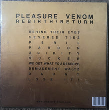 Load image into Gallery viewer, Pleasure Venom : Rebirth / Return (LP, Album, Gol)