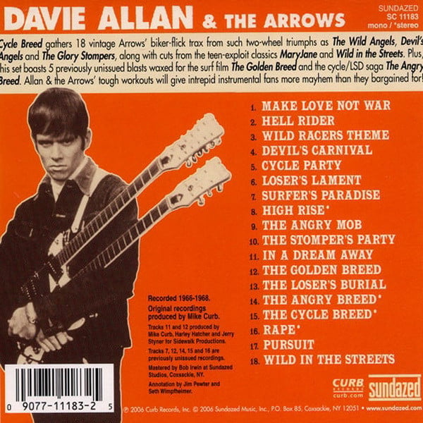 k0312-22★CD 洋楽 邦楽 ロック等 DAVIE ALLAN 他 10点 DAVIE ALLAN & ARROWS: devil's angels / cody's theme TOWER 7