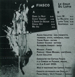 Fiasco (28) : Le Coup Du Lapin (Cass, Album)