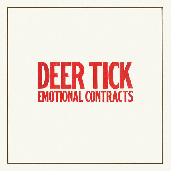 Deer Tick : Emotional Contracts (CD, Album)