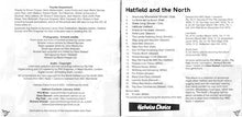 Load image into Gallery viewer, Hatfield And The North : Hatwise Choice (CD, Album)