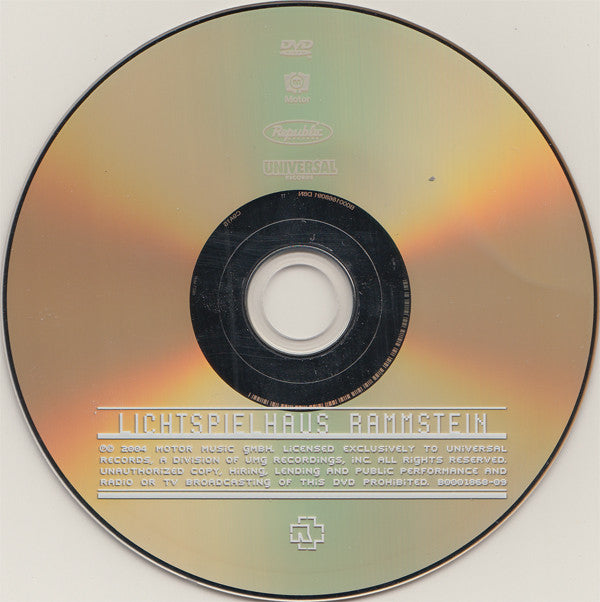 Buy Rammstein : Lichtspielhaus (DVD, NTSC) Online for a great price –  Antone's Record Shop