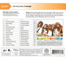 Load image into Gallery viewer, Europe (2) : Playlist: The Very Best Of Europe (CD, Comp, RM, Eco)