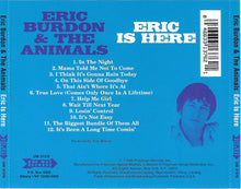 Load image into Gallery viewer, Eric Burdon & The Animals : Eric Is Here (CD, Album, RE)