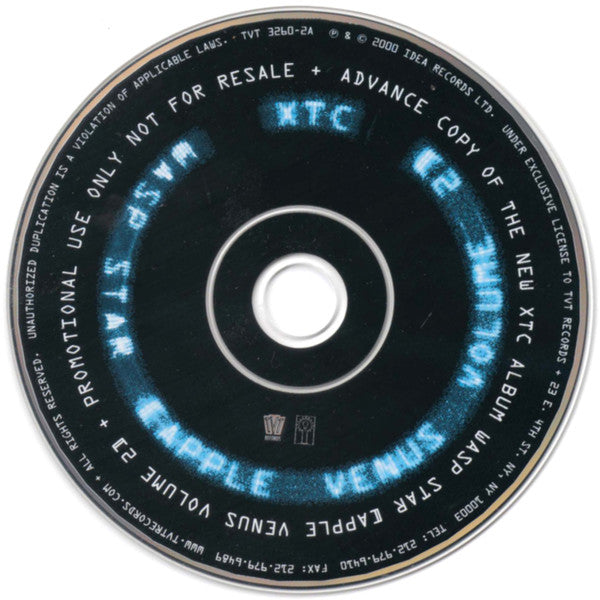 XTC - Wasp Star (Apple Venus Volume 2) (CD, Album, Promo, Car)