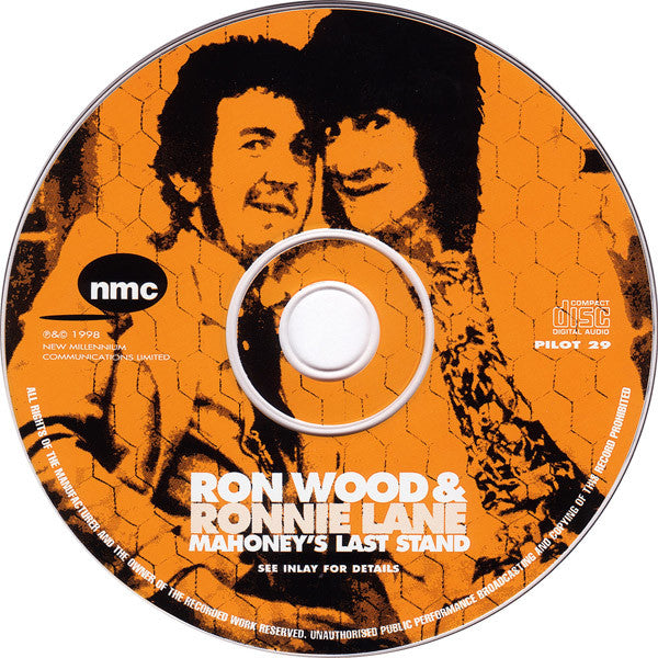Ron Wood Ronnie Lane Mahoney's Last Stand Original Motion Picture 