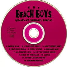 Load image into Gallery viewer, The Beach Boys : Great Surfin' Songs (CD, Comp)