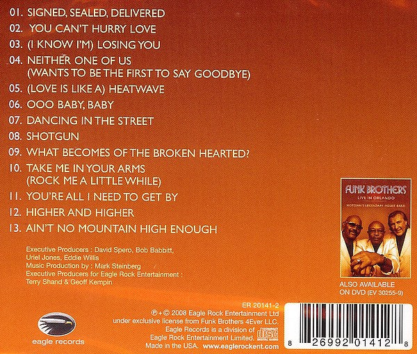 Buy The Funk Brothers : Live In Orlando (CD) Online for a great