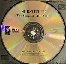 Load image into Gallery viewer, Various : Substitute (The Songs Of The Who) (CDr, Advance, Comp, Promo)