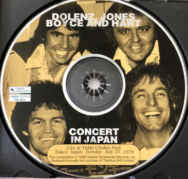 Buy Micky Dolenz, Davy Jones, Boyce & Hart : Concert In Japan (CD