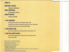 Load image into Gallery viewer, Even : No Surprises (CD, Single)