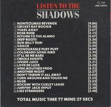 Load image into Gallery viewer, The Shadows : Listen To The Shadows (CD, Comp, RM)