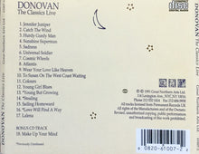 Load image into Gallery viewer, Donovan : The Classics Live (CD, Album, RE)