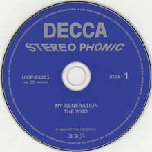Load image into Gallery viewer, The Who : My Generation (CD, Album, Mono, Ltd, RE, RM, Pap)