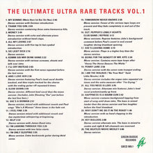 Load image into Gallery viewer, The Beatles : The Ultimate Ultra Rare Trax Vol 1 (CD, Unofficial)