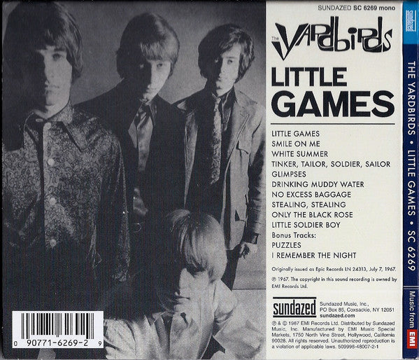 Buy The Yardbirds : Little Games (CD, Album, Mono, RE, Dig) Online