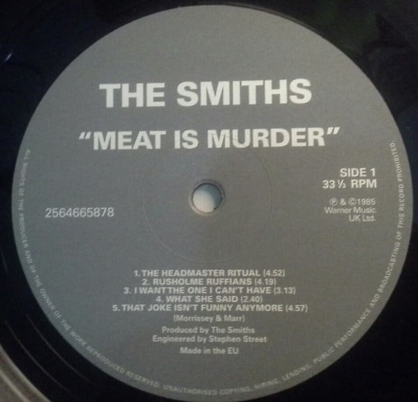 Buy The Smiths : Meat Is Murder (LP, Album, RE, RM) Online for a