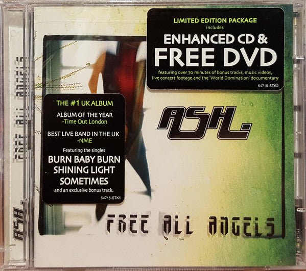 Ash - Free All Angels (CD, Album, Enh + DVD-V, NTSC + Ltd)