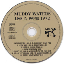 Load image into Gallery viewer, Muddy Waters : Paris, 1972 (CD, Album, Liv)