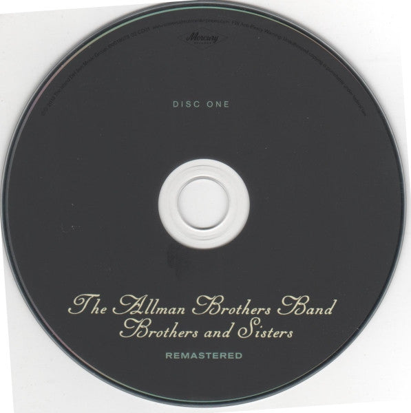 Buy The Allman Brothers Band : Brothers And Sisters (4xCD, Album