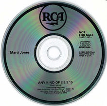 Load image into Gallery viewer, Marti Jones : Any Kind Of Lie (CD, Single, Promo)