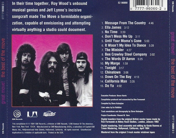 Buy The Move : Great Move! The Best Of The Move (CD) Online for a