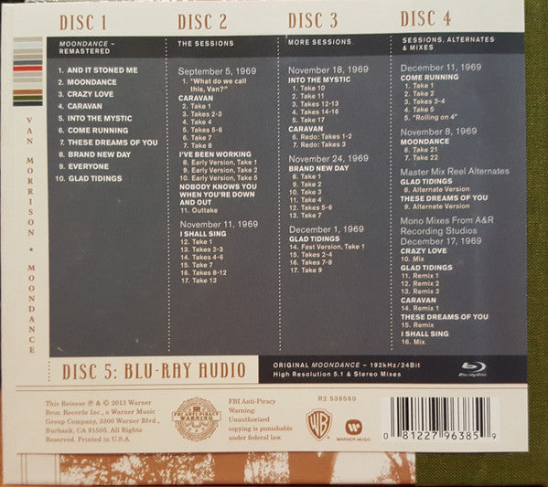 Buy Van Morrison : Moondance (Dlx + CD, Album, RE, RM + 3xCD, RM +