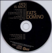 Load image into Gallery viewer, Fats Domino : Fats Is Back (CD, Album, RE)