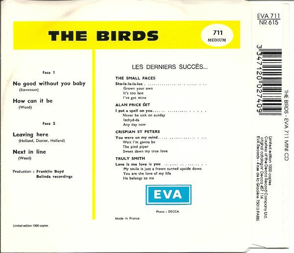 The Birds - No Good Without You Baby (CD, Ltd, RE)