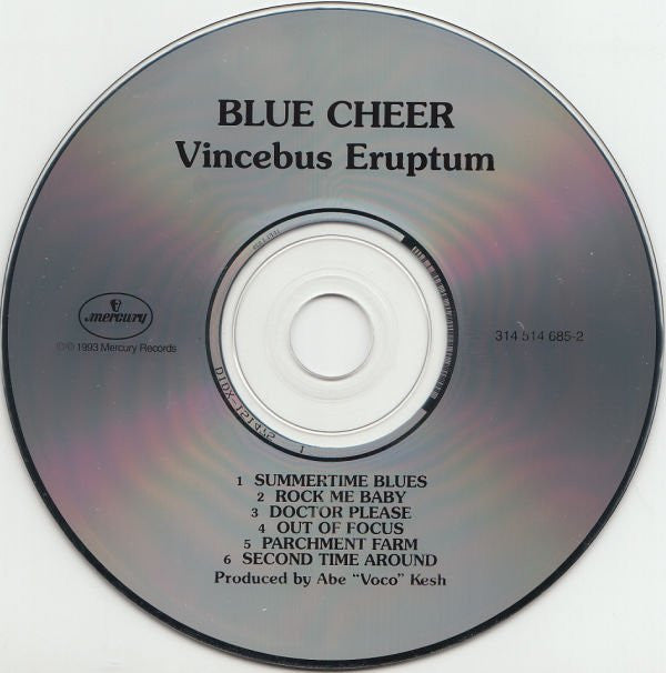 Buy Blue Cheer : Vincebus Eruptum (CD, Album, RE) Online for a