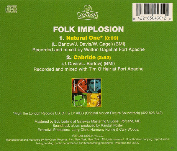 Buy The Folk Implosion : Natural One (CD) Online for a great price