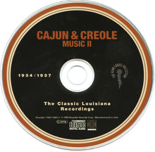 Load image into Gallery viewer, Various : The Classic Louisiana Recordings • Cajun & Creole Music II 1934/1937 (CD, Comp, RM)