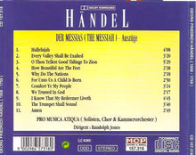 Load image into Gallery viewer, Händel*, Pro Musica Atiqua*, Randolph Jones : "Der Messias" Auszüge (CD, Dol)