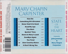 Load image into Gallery viewer, Mary Chapin Carpenter : State Of The Heart (CD, Album)