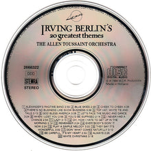 Load image into Gallery viewer, The Allen Toussaint Orchestra : Irving Berlin's 20 Greatest Themes (Dancing Cheek To Cheek) (CD)