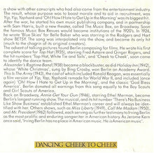 Load image into Gallery viewer, The Allen Toussaint Orchestra : Irving Berlin's 20 Greatest Themes (Dancing Cheek To Cheek) (CD)
