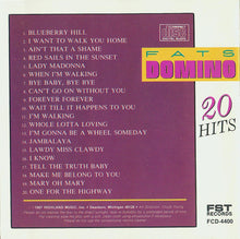 Load image into Gallery viewer, Fats Domino : 20 Hits (CD, Comp, RE)
