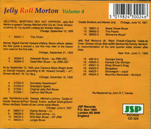 Load image into Gallery viewer, Jelly Roll Morton : Volume Four (CD, Comp, RE, RM)