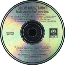 Load image into Gallery viewer, Carreras*, Domingo*, Pavarotti* : Favorite Arias By The World's Favorite Tenors (CD, Album, Comp)