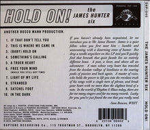 Load image into Gallery viewer, The James Hunter Six : Hold On! (CD, Album, Mono, Dig)