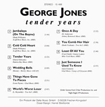 Load image into Gallery viewer, George Jones (2) : Tender Years (CD, Comp)