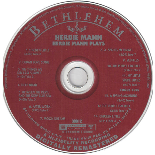 Buy Herbie Mann : Herbie Mann Plays (CD, Album, RE, RM) Online for